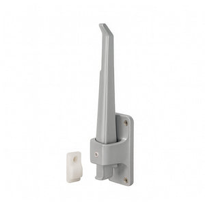A silver-coloured Fermod brand external door handle designed for use on cold room or freezer doors, showing a right-hand configuration.