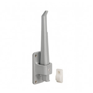 A silver-colored Fermod brand external door handle designed for use on cold room or freezer doors, showing a right-hand configuration.