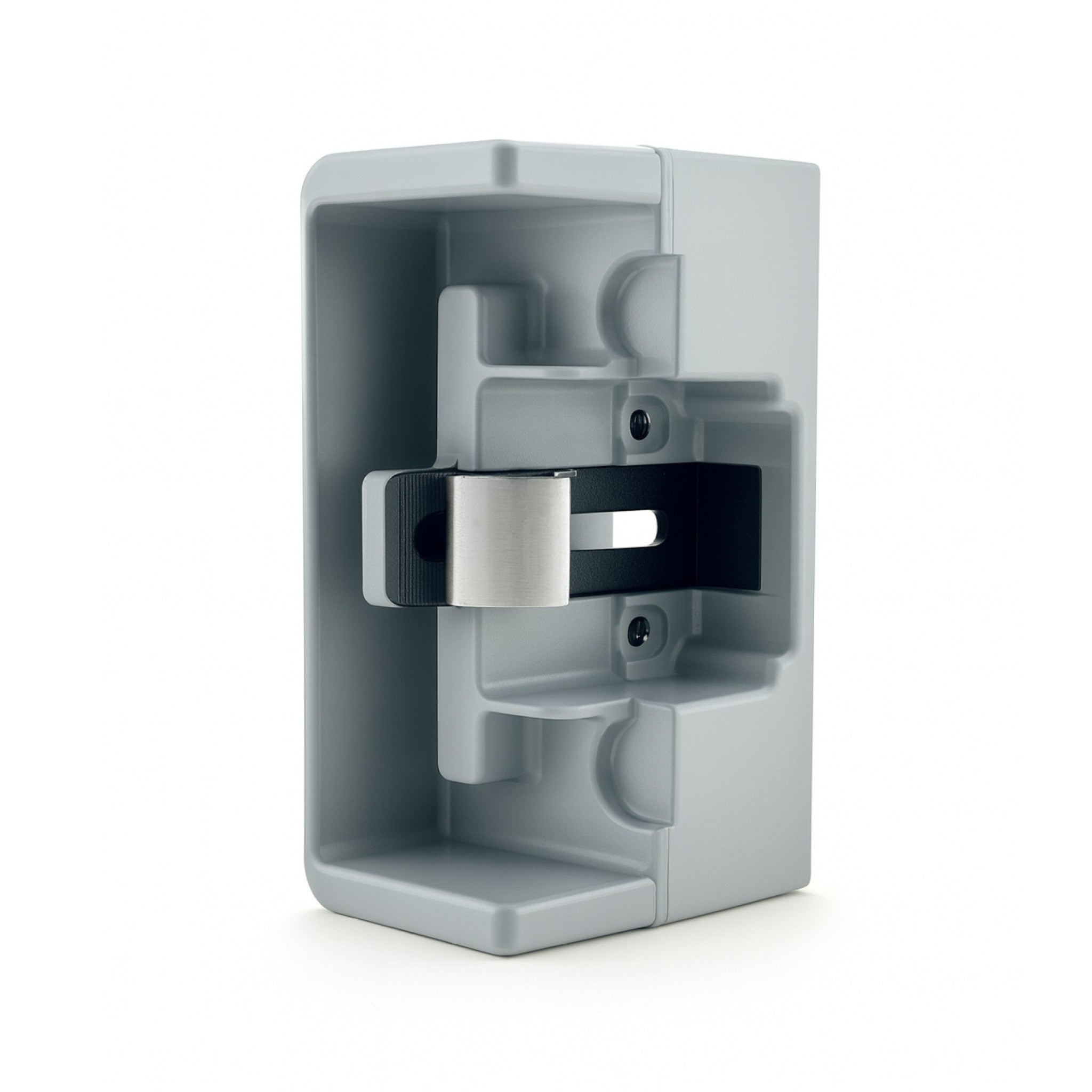 Fermod 921 Cold Room Door Strike 52-72mm in grey composite on white background - Absolute Coldroom