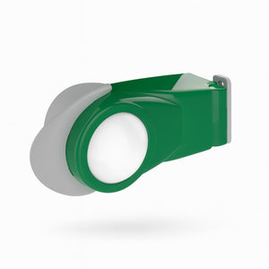 Green and grey coldroom door handle by Intertecnica