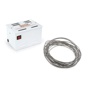 Thermal Dynamics heating element with coiled cable on a white background