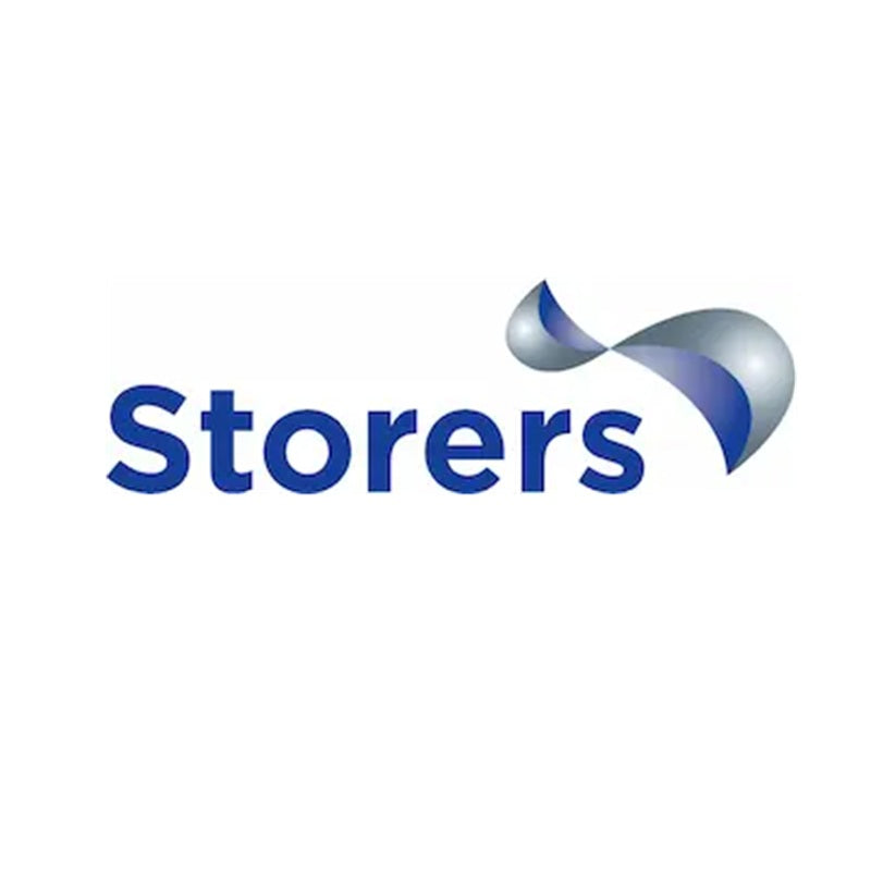 Storers Logo in dark blue