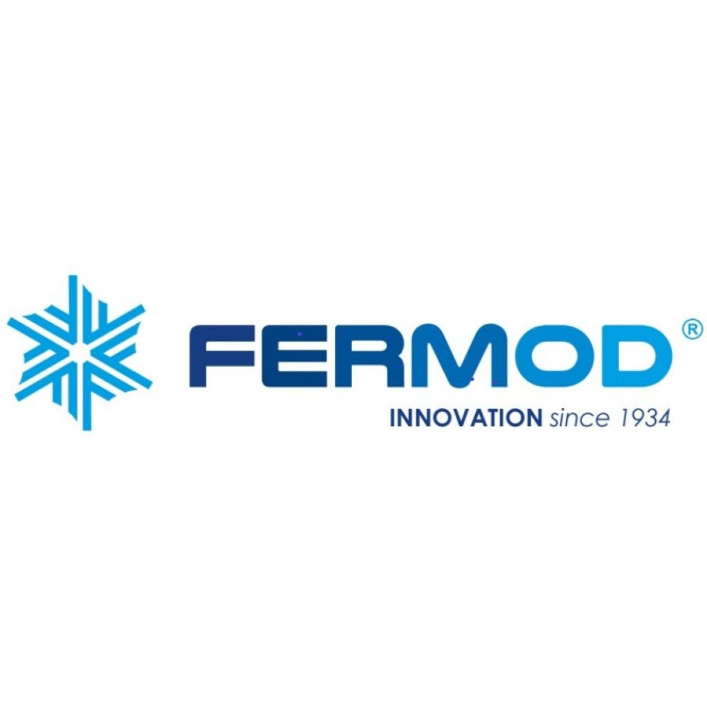Fermod logo with blue snowflake