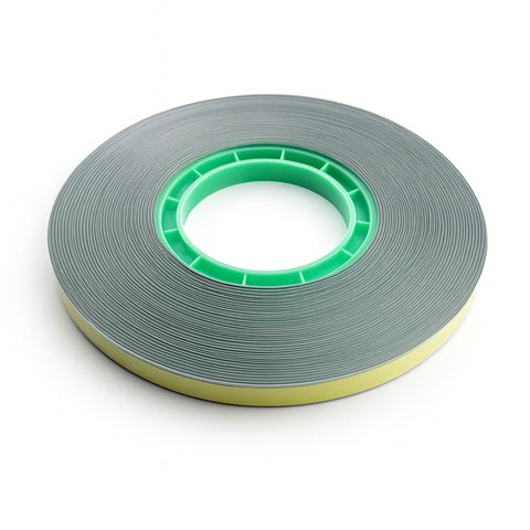 Roll of heater tape with yellow and green