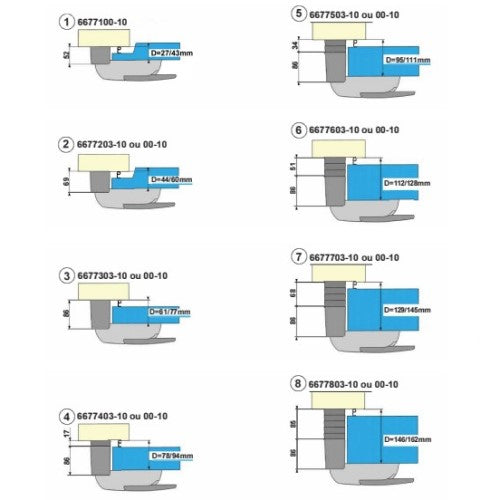 Fermod 521 choice of strikes drawing