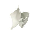 White PVC 3 ways corner cap