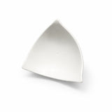 Triangular White PVC 3 ways corner cap