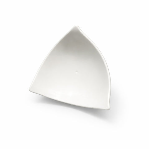 Triangular White PVC 3 ways corner cap