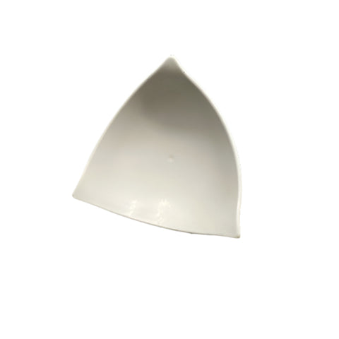 White PVC 3 ways corner cap