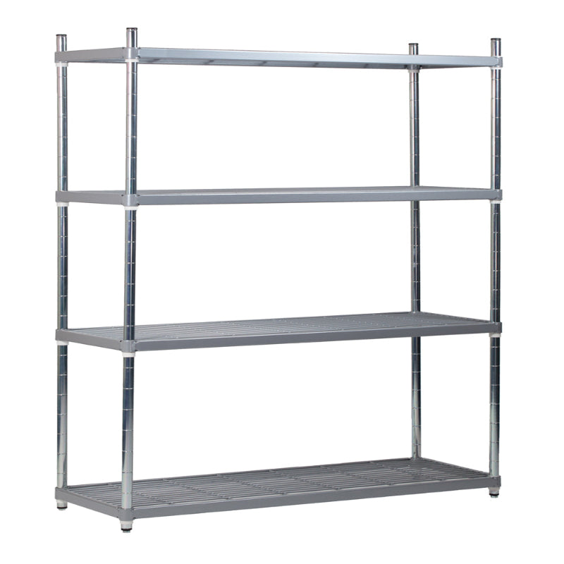 Craven Nylon Wire shelving in grey and silver - Absolute Coldroom