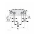 Line draing od euro 2000 coldroom handle strike