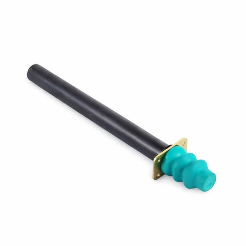 Fermod 1221 unlock device in black with green plunger on white background