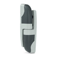 Fermod 1573 hinge in light and dark grey on white background.