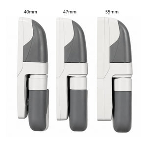 Fermod 1573 hinges displaying different offsets, 40mm-47mm-55mm