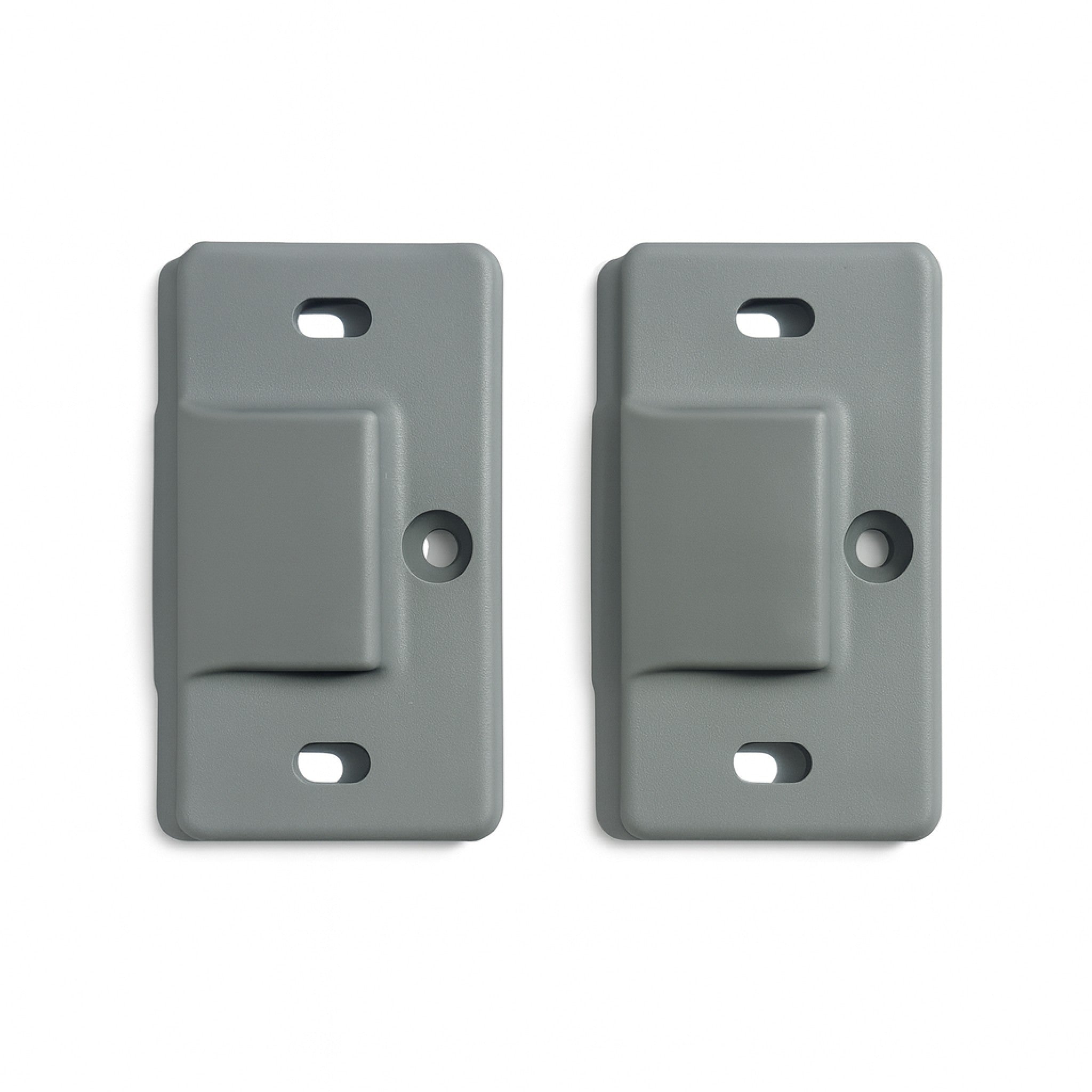 Two Grey composite Fermod 217 strike plates