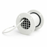 Fermod 2220 Pressure Relief Valve in white PVC and electrical cable - Absolute Coldroom