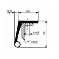Fermod 250 Sweeper Gasket and Retainer - 2m - Absolute Coldroom