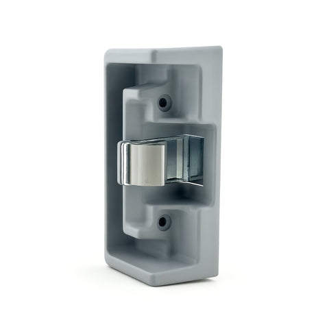 Fermod 921 Cold Room Door Strike 27- 42mm in grey composite on white backgrounf- Absolute Coldroom