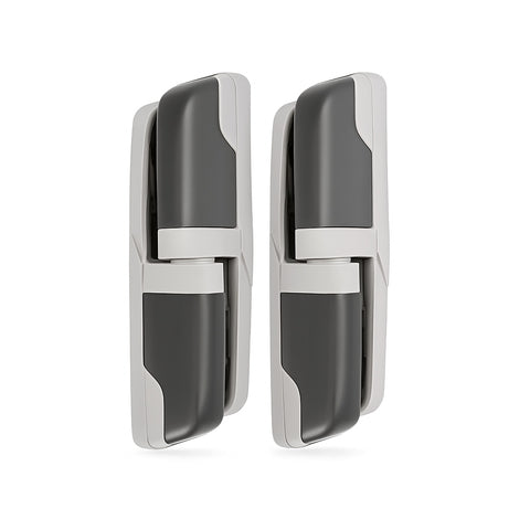 Fermod 473 hinges in dark and light grey composite
