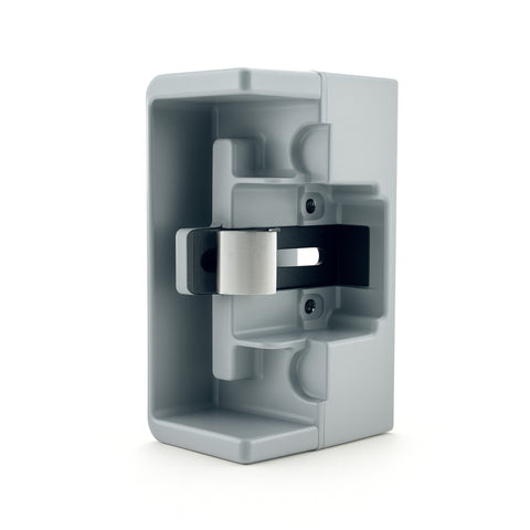 Fermod 921 Cold Room Door Strike 52-72mm  in grey composite on white background - Absolute Coldroom