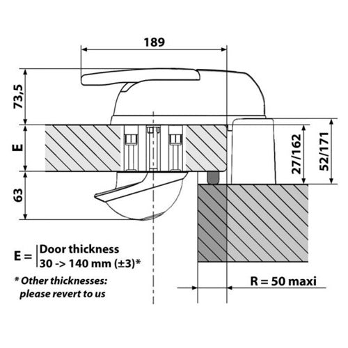 Fermod 551 Handle | Absolute Coldroom