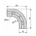 Fermod 2313 Corner Retainer - 8511 or 2311 Gasket - Absolute Coldroom