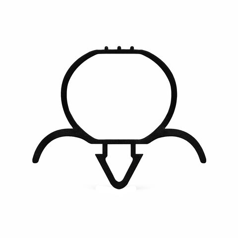 Balloon gasket drawing on white background