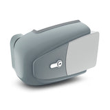 Intertecnica 7325 handle in dark and light grey on white background