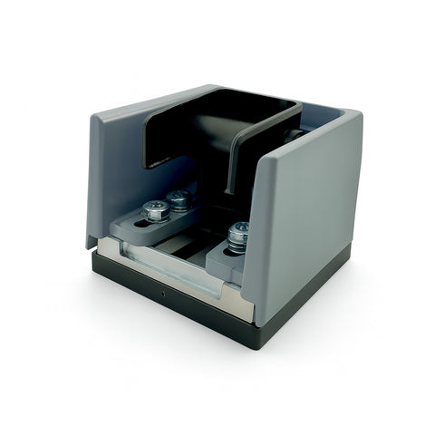 Gray and black mechanical component on a white background. Jumbo 6000 Strike - Grey Enamel - Absolute Coldroom