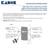 Kason 58 Safety Glow Internal Push Handle