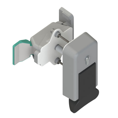 MTH Locking coldroom handle in light and dark grey composite material Absolute Coldroom