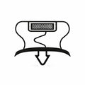 Magnetic Door Gasket Seal drawing. Absolute Coldroom