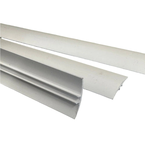 White PVC storer trim