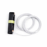 Black coiled Thermal Dynamics Foil Threshold Heater with white tails - Absolute Coldroom