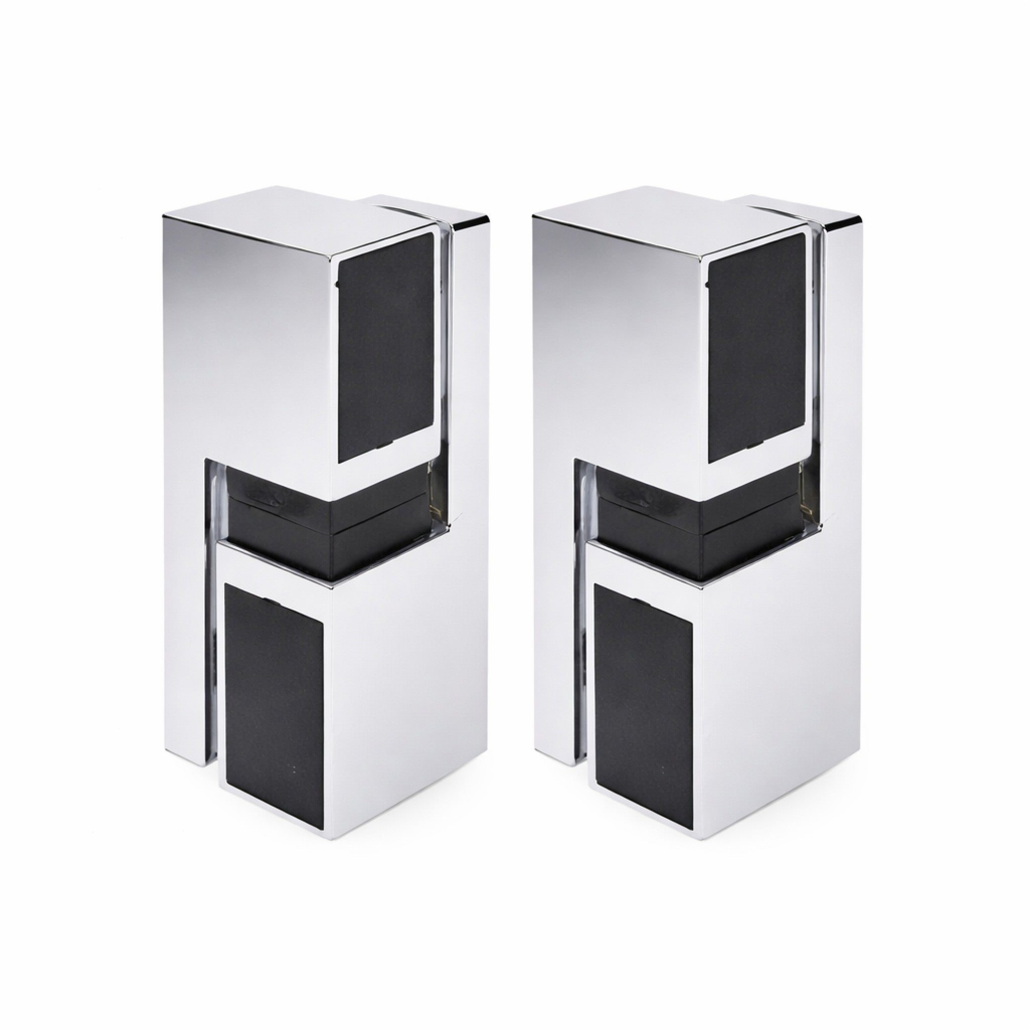 Fermod 309 hinges in chrome and black.