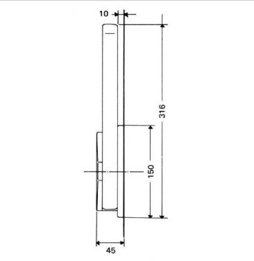 Fermod 1221 Cold Room Handle Kit - Absolute Coldroom