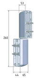 Intertecnica 2900 Series Hinge 55-66mm - Absolute Coldroom