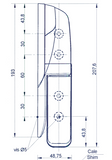 Fermod 470HP Cold Room Door Hinges - Pair - Absolute Coldroom