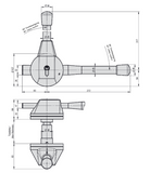 Euro 2000 Coldroom Door Handle - Absolute Coldroom