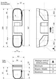 Fermod 1473 Composite Cold Room Door Hinge - Pair - Absolute Coldroom