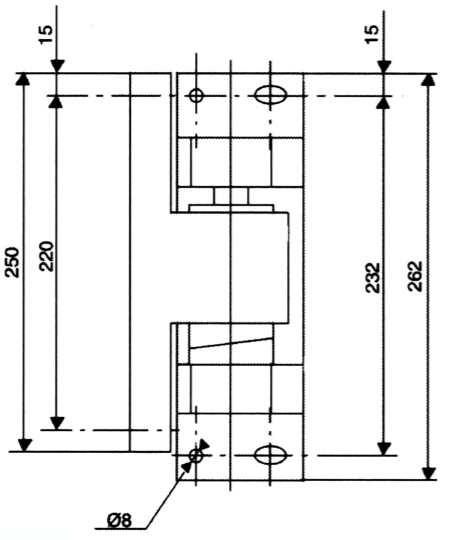 Fermod 758/e Cold Room Hinge - Absolute Coldroom