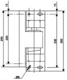 Fermod 758/e Cold Room Hinge - Absolute Coldroom