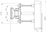 MTH Cold room handle dimensions